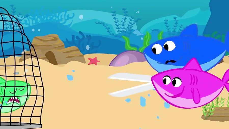 کارتون کوسه کوچولو - آموزش زبان انگلیسی برای کودکان - اپیزود 6